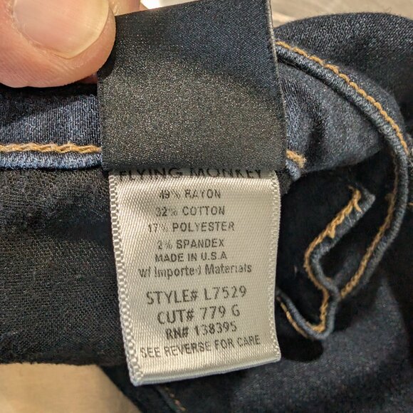 Flying Monkey Women's jeans size 24 - Picture 5 of 6